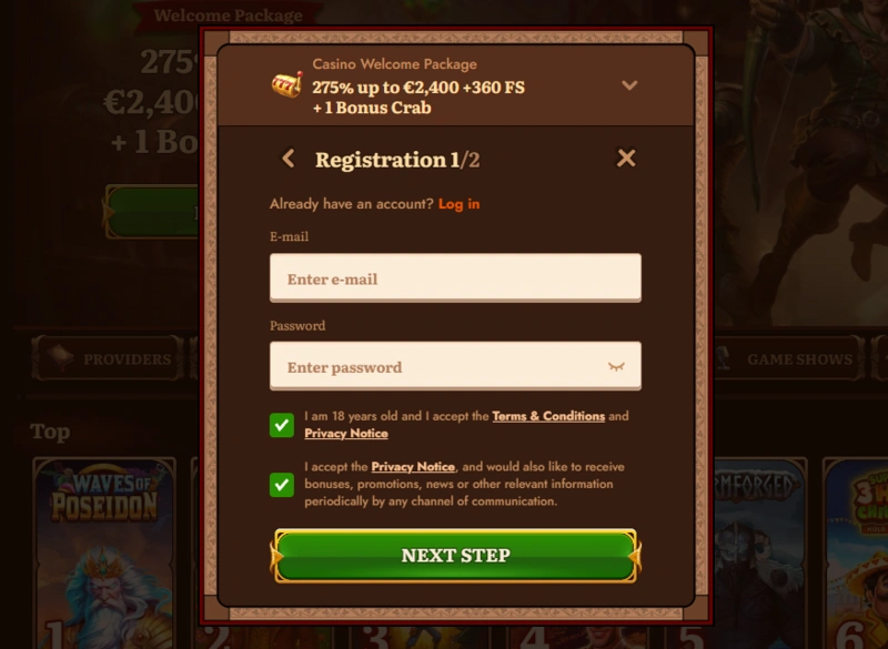 wildrobin login page
